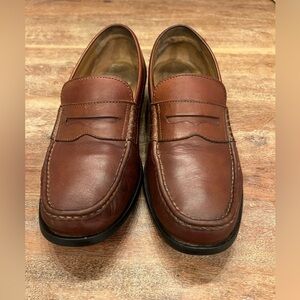Cole‎ Haan “Pinch Friday” Size 10.5 M Brown Leather Penny Loafer